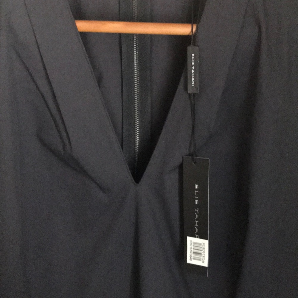 Tahari Gray Sleeveless Dress, Size 14 - Picture 3 of 4